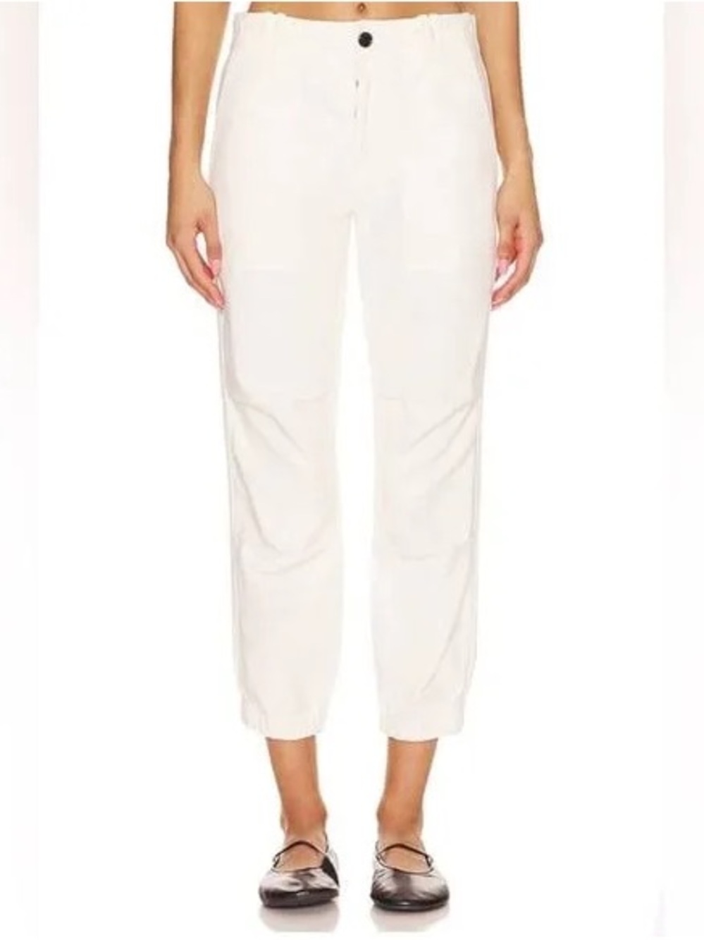 $248 NWT Citizens Of Humanity “Agny” Utility Trousers in Soft White Sz 27
